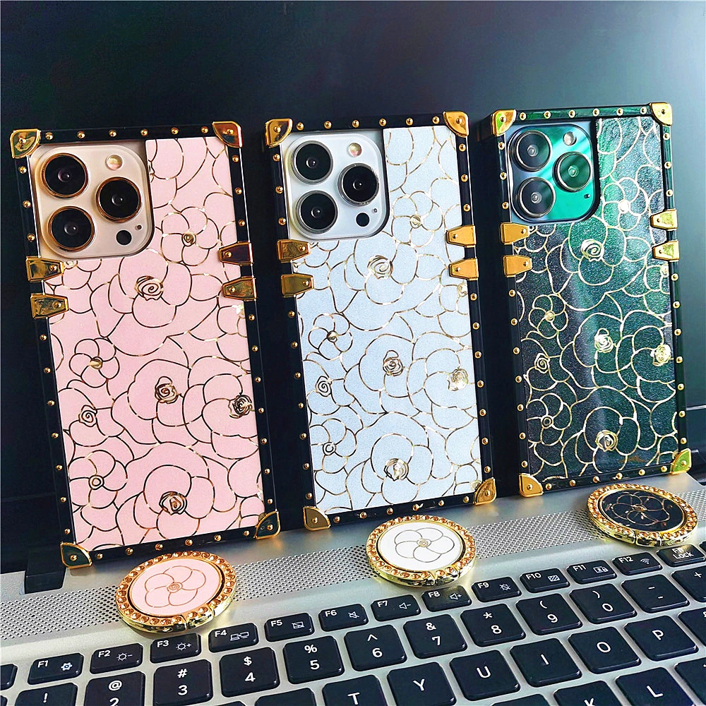 

Luxury Shockproof Cover Women Retro Glitter Gold Line Rose Flower Phone Case for Redmi Note 14 pro 14C 13 11 10C 13C 12C POCO X6