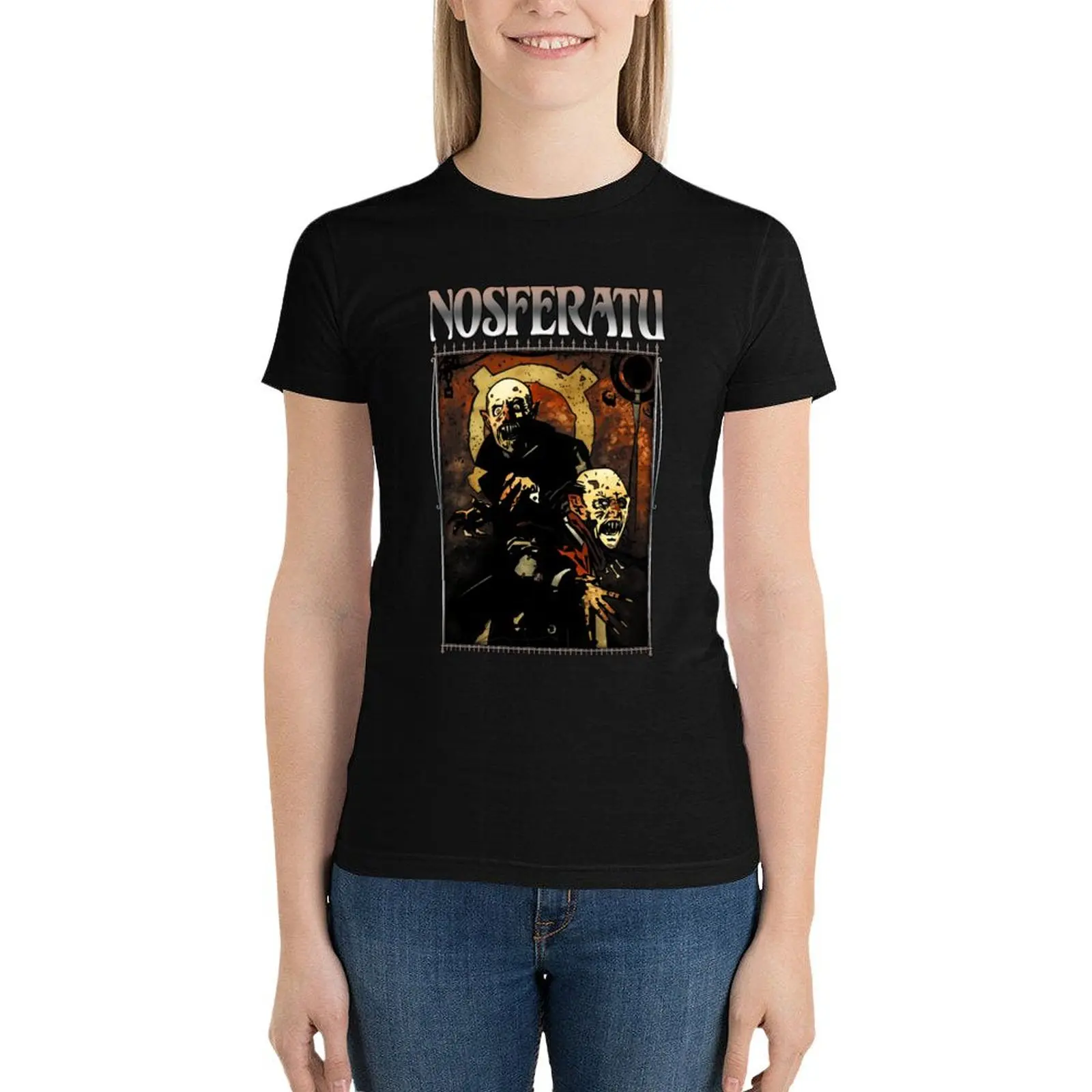 Masquerade Clan: Nosferatu Revised T-Shirt hippie clothes lady clothes cat shirts for Women