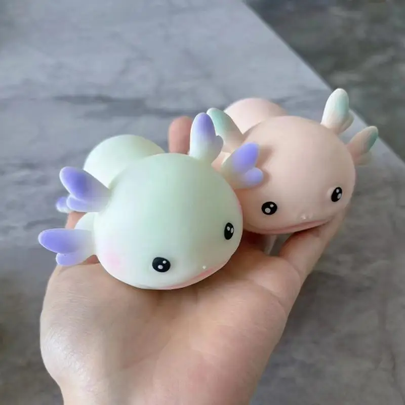 Juguetes suaves para aliviar el estrés, salamandra, juguete suave para aliviar el estrés, juguetes de animales, juguete de ventilación para niñas y niños