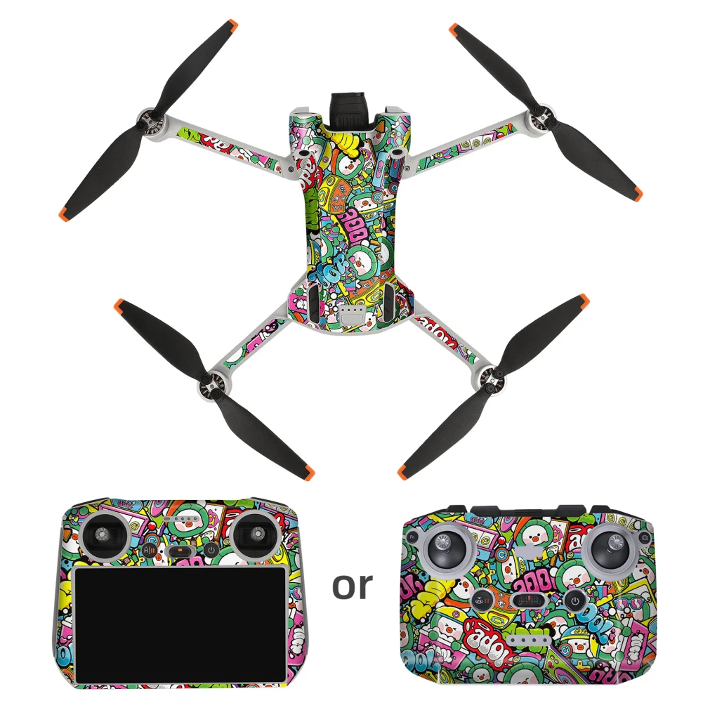 Protective Film Stickers Cratch-proof Decals Compatible For Dji Mini 3 Pro Dji Rc/n1 Drone Body Remote Control Accessories