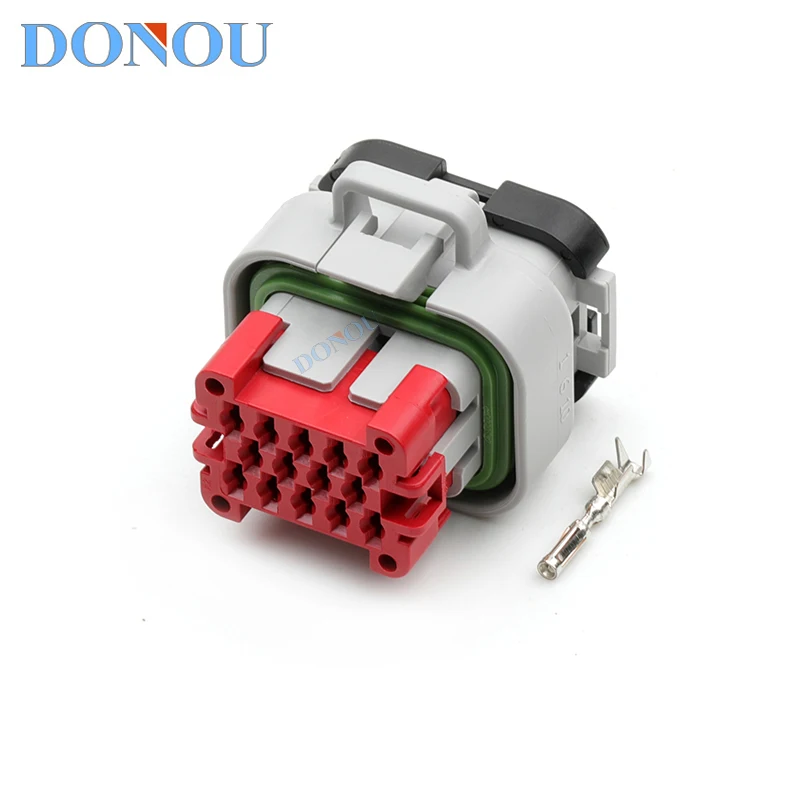 

14-core wire bundle waterproof connector 776273-4/776262-4/776267-4 gray EUC connector