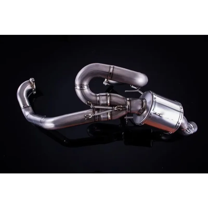FBVV Factory Sell Aftermarket Motorcycle High Performance Titanium Exhaust Muffler Complete Sys for  1290 Duke Universal Muff