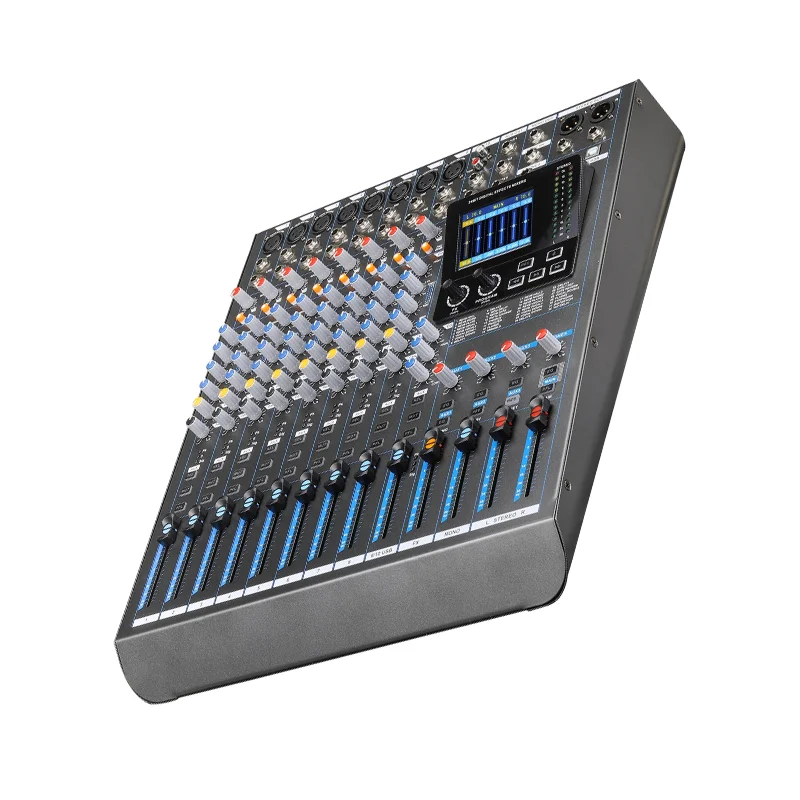 

Professional Mixer with USB Bluetooth Stage Performance KTV Conference Tape Effector