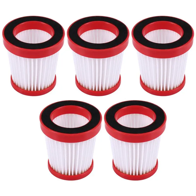 

Фильтр ABVC, 5 шт., для ручного пылесоса Xiaomi Deerma VC01, аксессуары, сменный фильтр, портативный пылесборник
