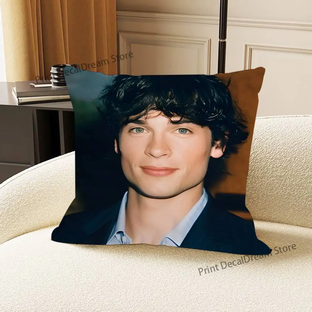 T-Tom Welling Kissen für Schlafzimmer, Auto, Café, Zimmer und Wohnzimmer, Sofa, dekorativer Kissenbezug – Detail 15
