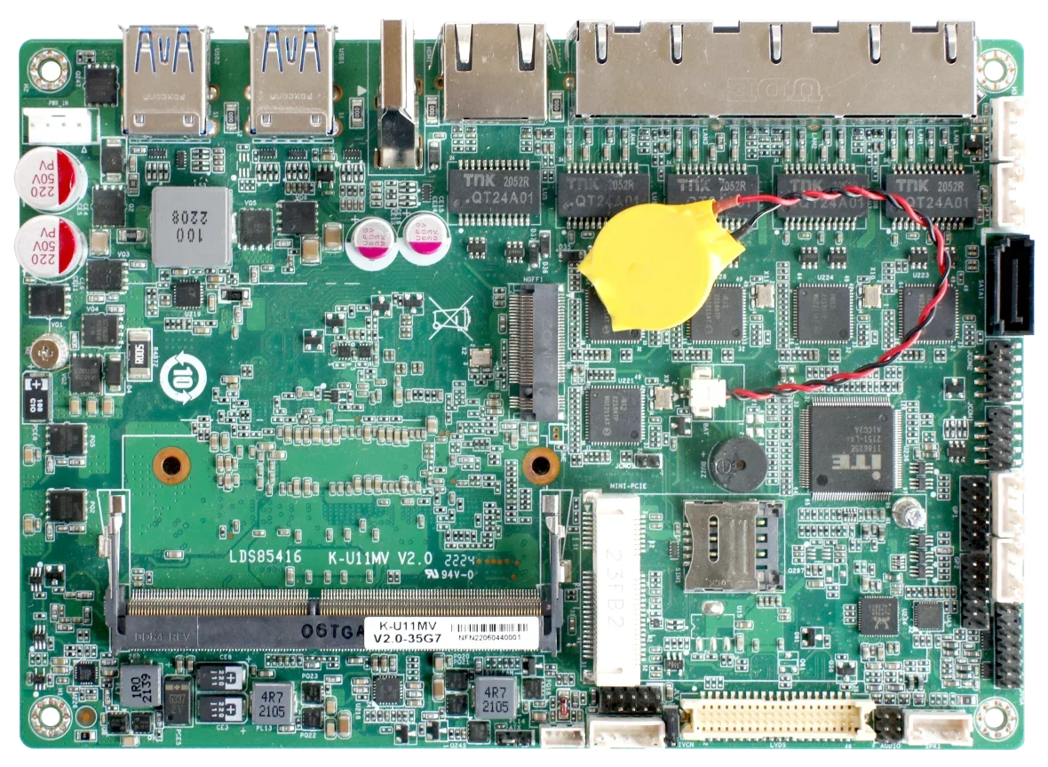 Hot selling Onboard  interfaces industrial grade mother board 9~36V wide voltage input