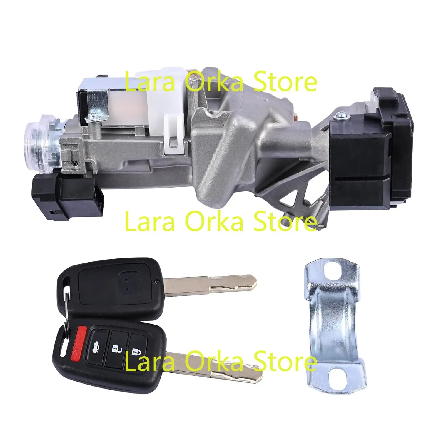 06351T2A971 Ignition Door Lock Cylinder Switch Assembly with 2 Remote Keys Compatible with Honda Civic 2014 2015 0635l-T6P-H01