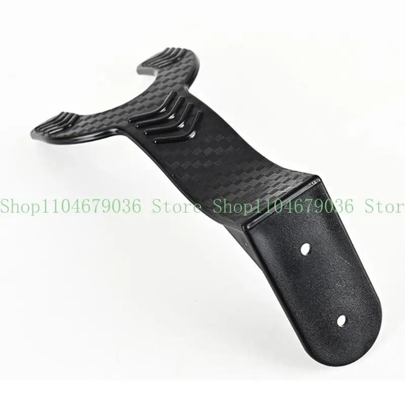 

652F Space Efficient Garage Wall Mounted Helmet Holder ABS Construction for Motorcycle Safety Gear Storage Space Optimization