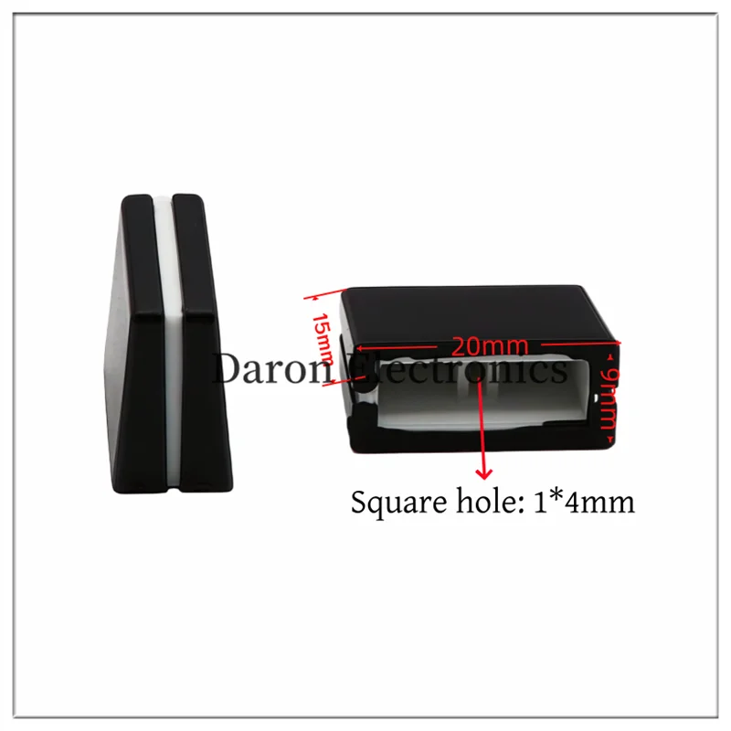 Plastic sliding recommended cap 20*9*15 square hole 1*4mm mixing console push key sliding potentiometer push cap