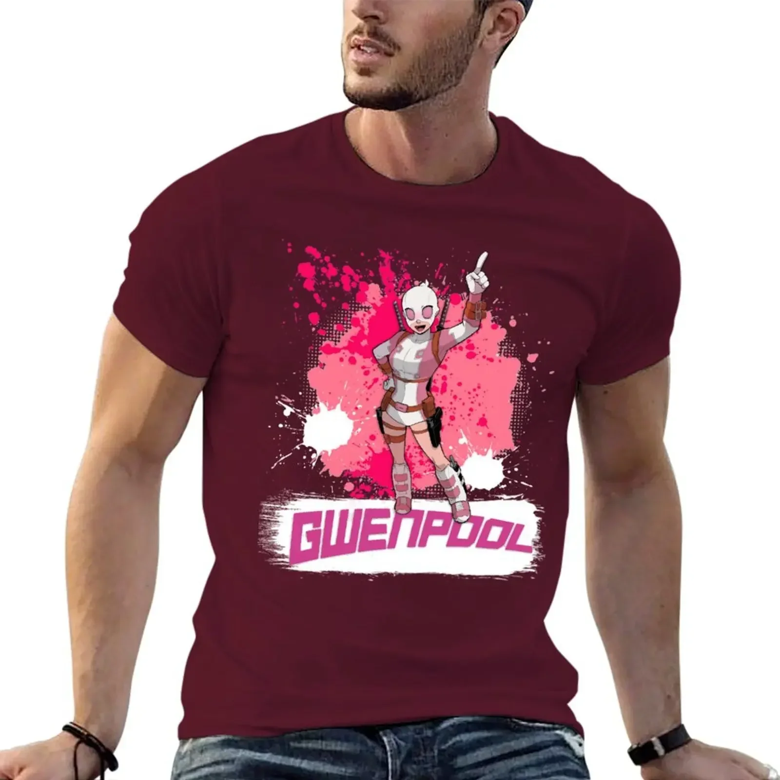 Dirty Hands Clean Money Retro Vintage Workshop T-shirt Gwenpool T-shirt plus sizes hippie clothes graphics t shirt for men 2024