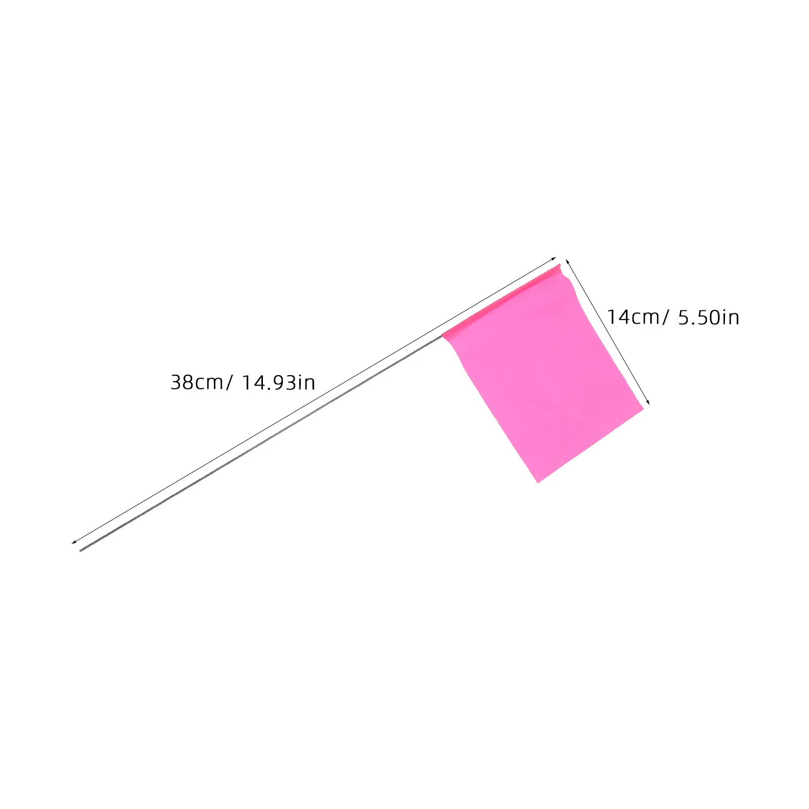 120Pcs Landscape Marking Flags Small Polyester Garden Indicator Flags for Irrigation Sprinkler Lawn Fence Pet Training Yard