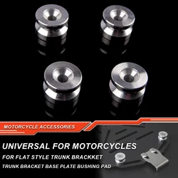 Universal Motorcycle Tail Top Box Rear Trunk Suitcase Luggage Case Bracket Base Plate Bushing Pad Buckle Spacers Accessories