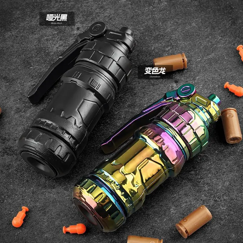 Metal Agent Grenade EDC Decompression Toy Fingertip Gyro Finger Pop Coin Push Card Decompression Play Small Objects