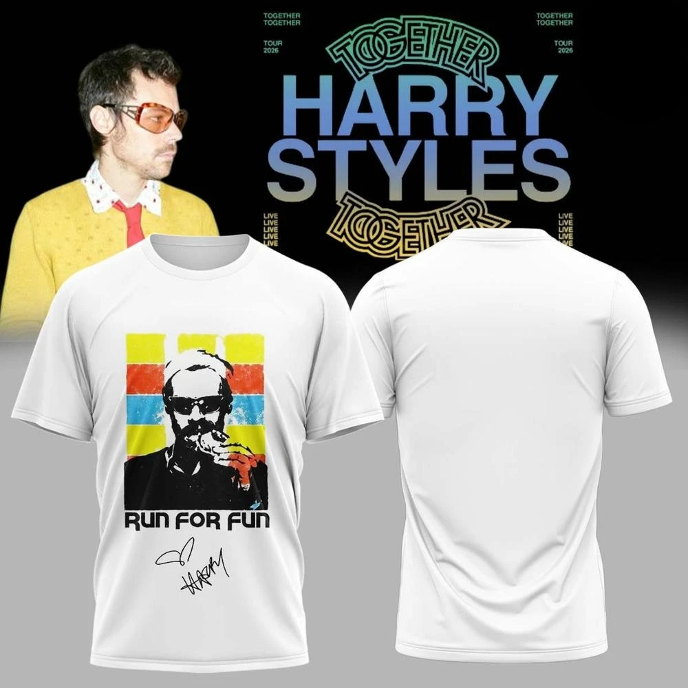 Harry Styles Together Together 2026 Concert Tour Graphic Tee Front Back Print Music Fans Women Men and Kids Short Sleeve T-Shirt