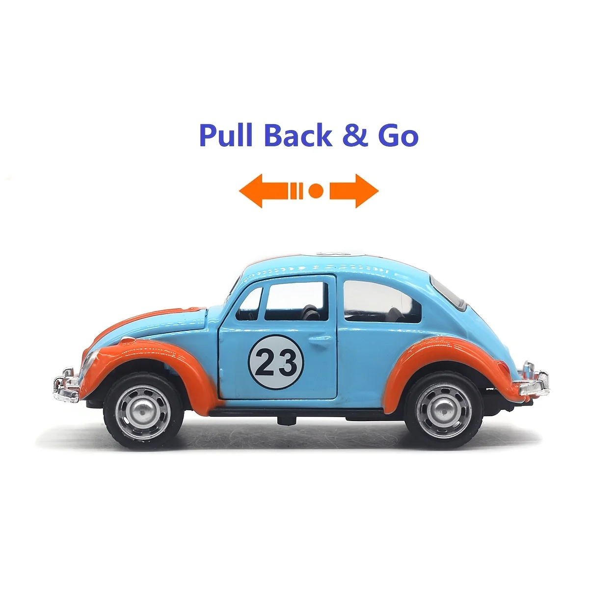 1:36 뉴 빈티지 비틀 합금 다이캐스트 클래식 모델 장난감 자동차, 문이 열리는 풀백 기능, 수집용 장식품, 남자아이 장난감