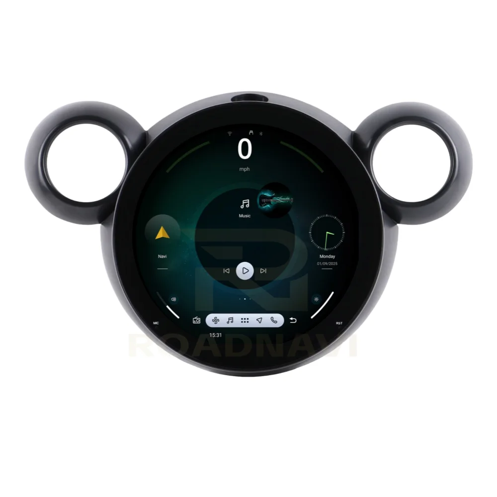 

9-дюймовое портативное автомобильное радио RoadNavi для Mini 2011-2015 с Android 11, мультимедийный плеер с GPS-навигацией и функцией Carplay DSP
