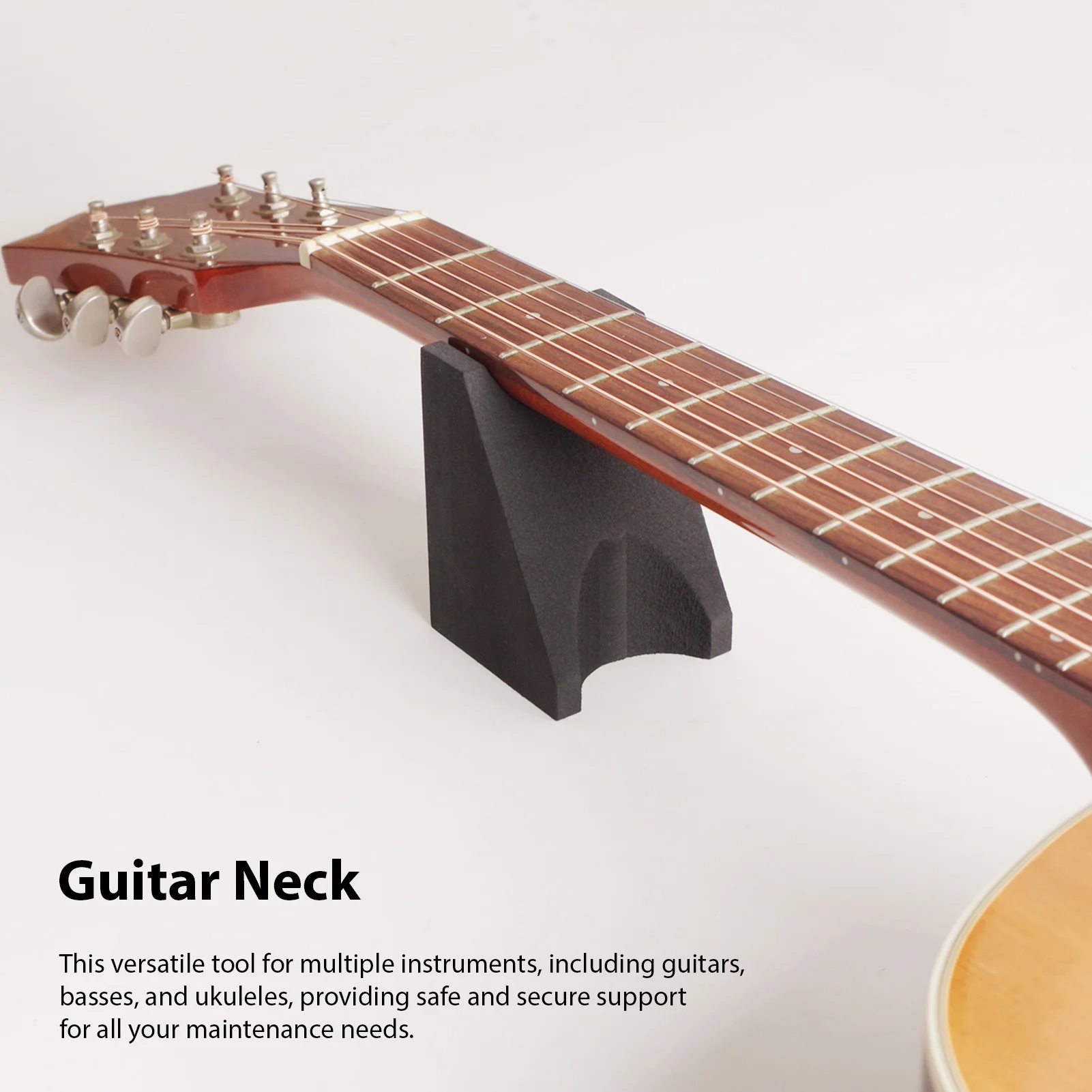 Gitarre Neck Rest Neck Unterstützung Gitarrenbauer Reparatur Werkzeug EVA Dual Höhe Nicht-Slip Neck Rest Unterstützung Universal Gitarre Zubehör