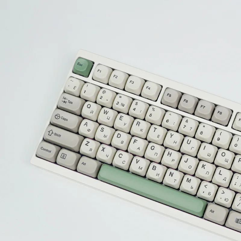 

GMK9009 retro style MOA/KOA keycap Russian phonetic PBT hot sublimation mechanical keyboard 139 small full set