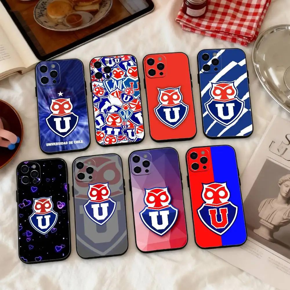 

COOL C-Chile U-University L-Logo Phone Case Silicone Soft For IPhone 17 16 15 14 13 12 11 X XR Plus Pro Max Plus