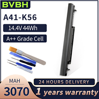 BVBH A41-K56 NEW Laptop A56 A46 K56 K56C Battery For Asus K46 K46C K46CA K46CM S56 series A31-K56 A32-K56 A42-K56