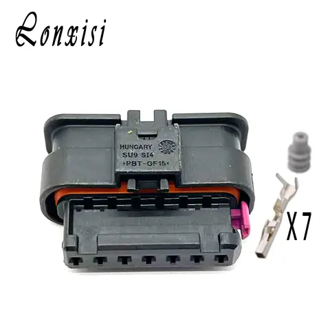 1/5/10/20/50 Sets 7 Pin 5QF973707 Automotive ACC Adaptive Cruise Connector 6189-7732 Waterproof Female Plug For VW Audi