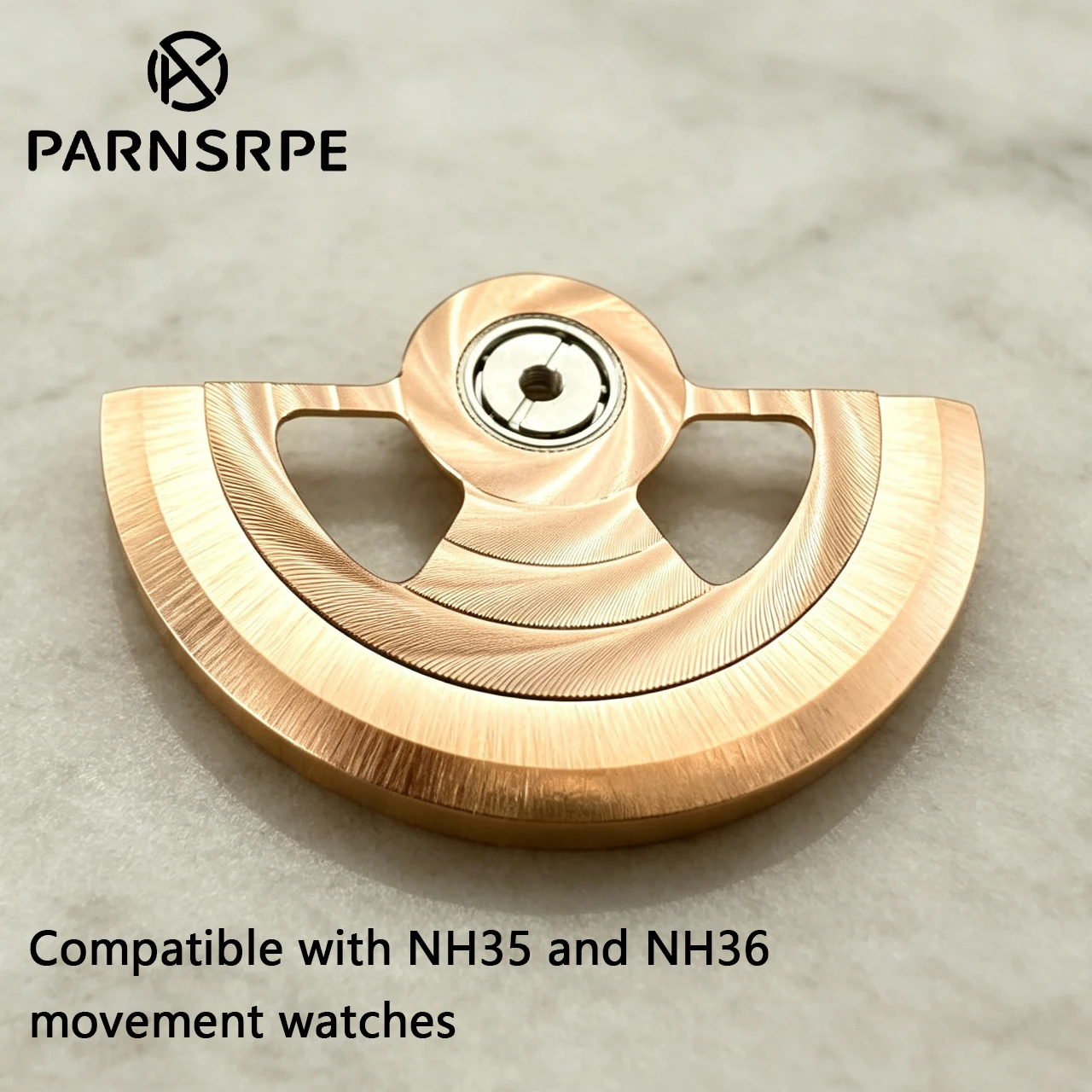 Hot Sale Gold NH35 Automatic Rotor Geneva Texture, Fit NH35 NH36 Movement, Watch Mod Oscillating Weight Parts