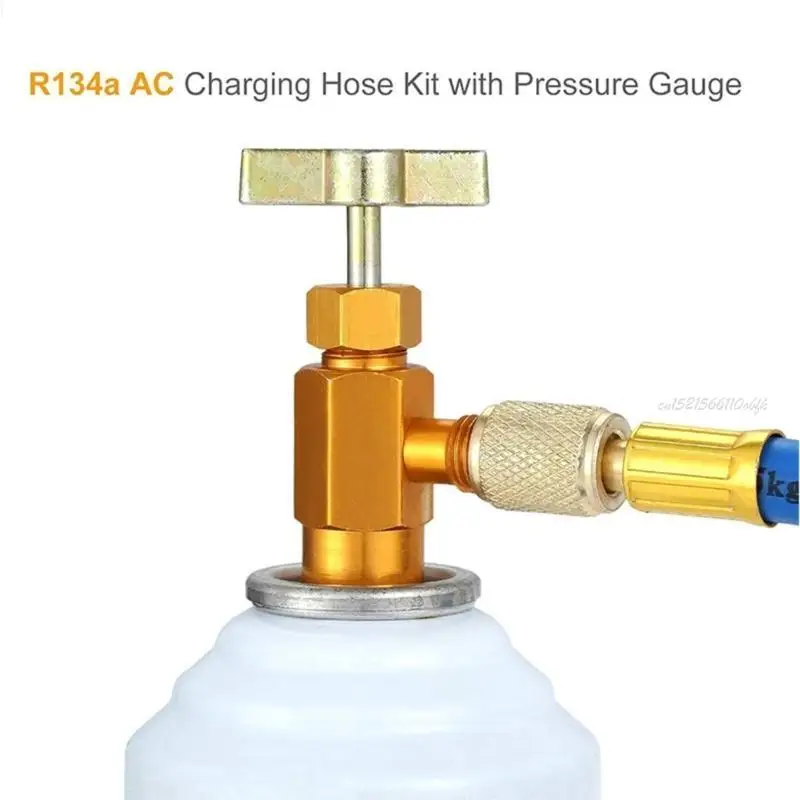 مقياس ضغط 27RB مجموعة خرطوم شحن مجموعة تكييف الهواء شحن المواد النحاسية المواد النحاسية مثالية لأنظمة التبريد