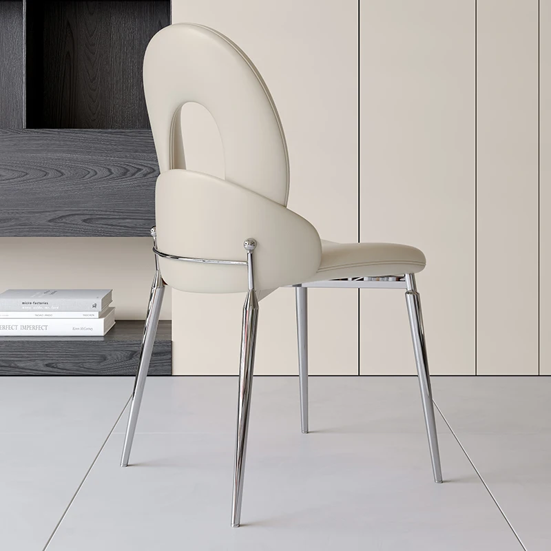 Customizable Light Luxury Restaurant Dining Chair Home Living Room Simple and Comfortable Long-term Sitting