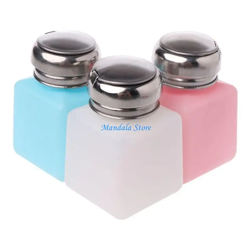 U2JC Anti-static Plastic Press Pump Bottle 100ML Liquid Bottles Dispenser for Electronics PCB Panel Mobile Cleaning