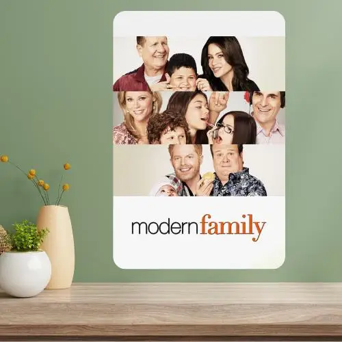 Modern Family Metal TV Show Poster Sign