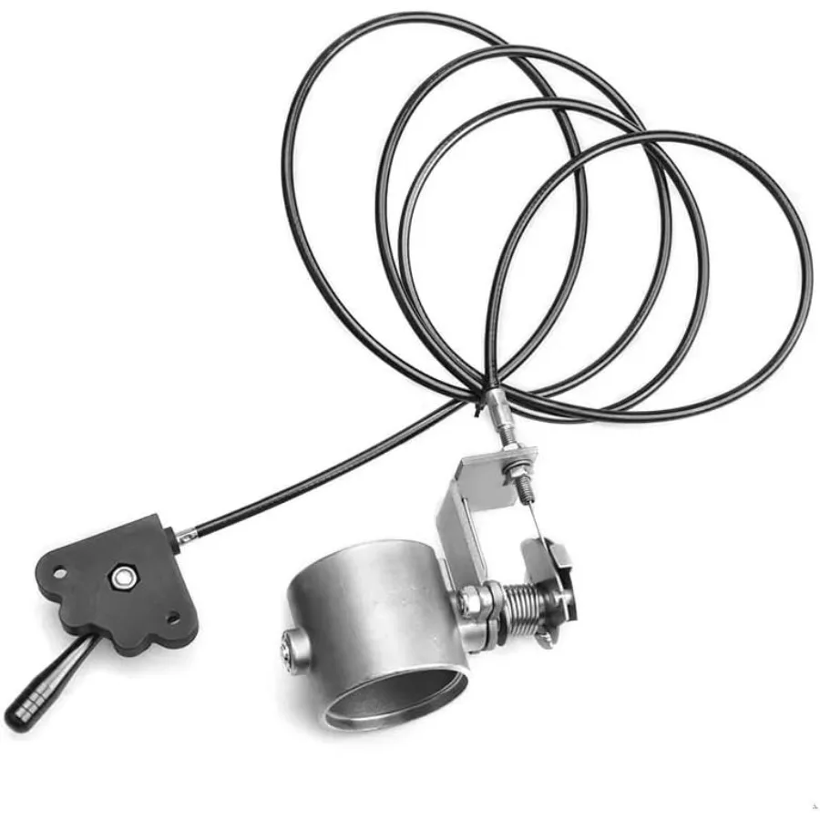 

Universal 2 Inch 51mm 60mm Manual Exhaust Cut Out Valve Muffler Kit for Motorcycle Performance Enhancement with Welding Compati