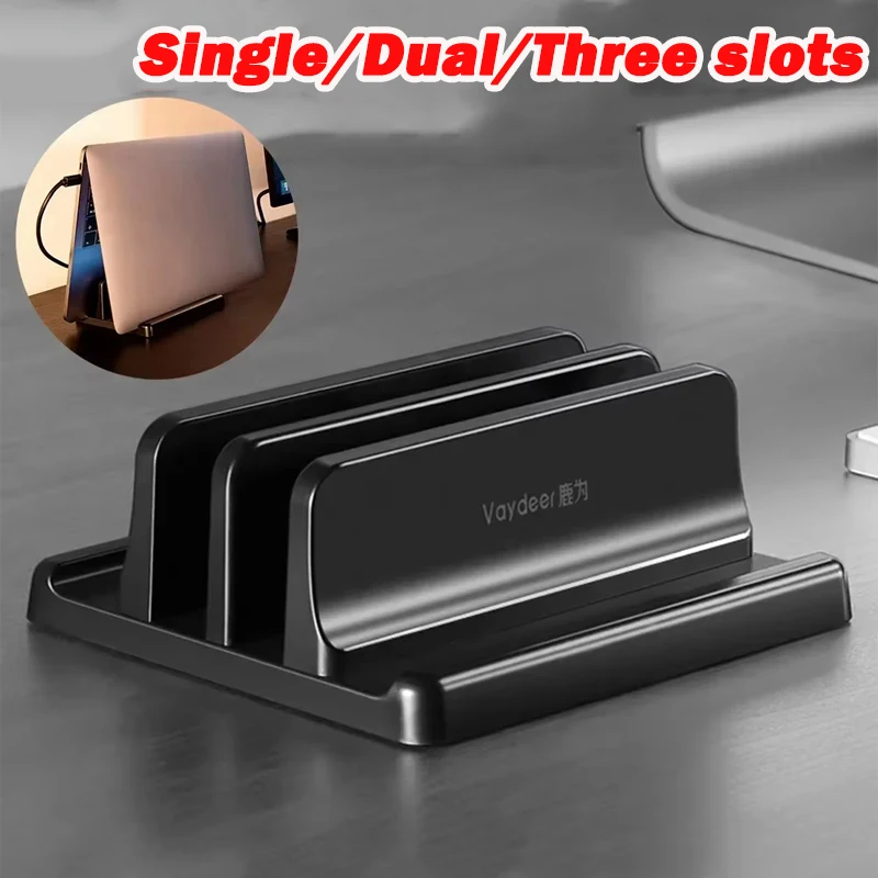 1pc Vertikale Laptop Stand Einstellbare Tragbare Tablet Telefon Halter Kunststoff Desktop Laptop Lagerung Rack Platz Sparen Zubehör