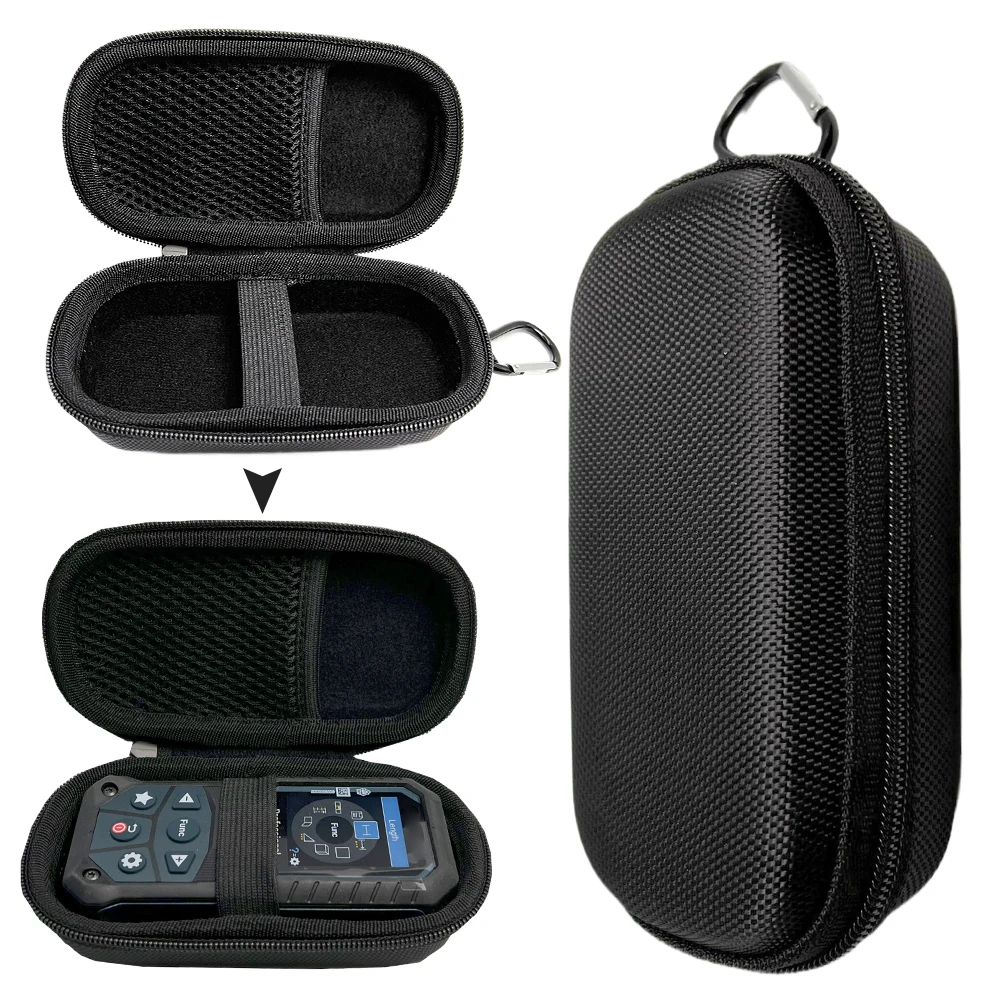 Hard Carrying Case with Mesh Pocket Hard Storage Travel Case Shockproof EVA Organizer Case for Bosch GLM Laser Distance Meter