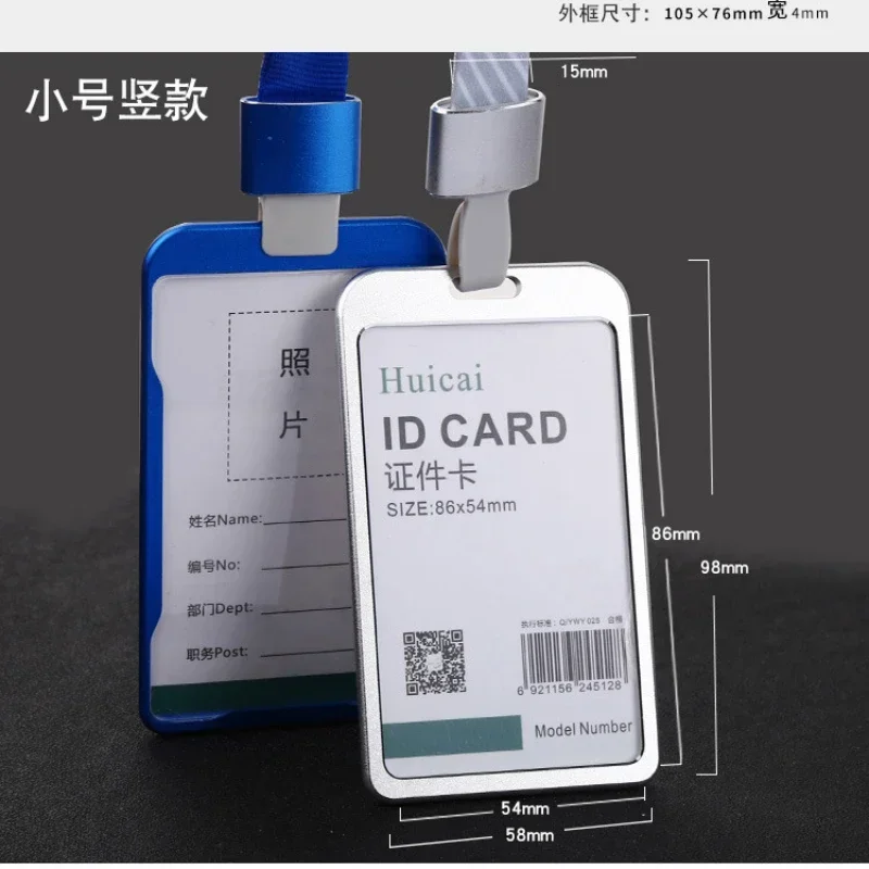 Retractable Id Card Holder with Lanyard Badge Holder Business Credit Card Holder Bus Card Case Cards Sleeve Office Accessories