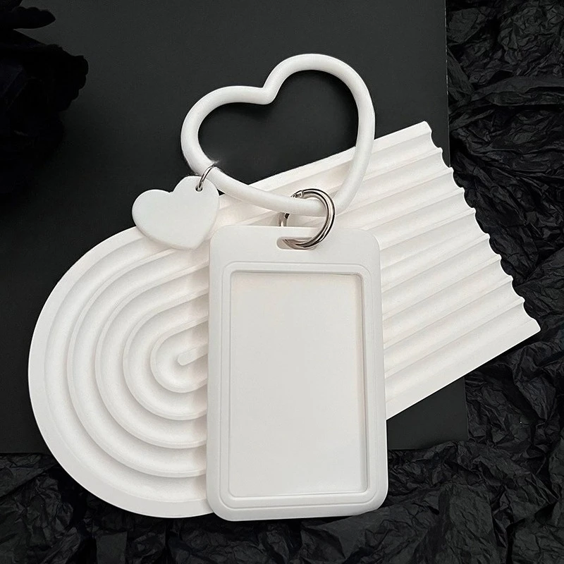 INS Kpop Fotokartenhalter PC-Halter Ausweis Kreditkartenetui Idol Foto Display Organizer mit Federanhänger Schlüsselanhänger – Detail 5
