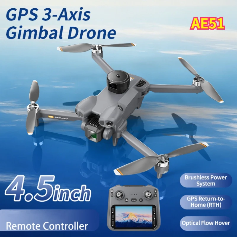 Drone Rc Foldable - 2026 New AE51 RC FPV Drone
