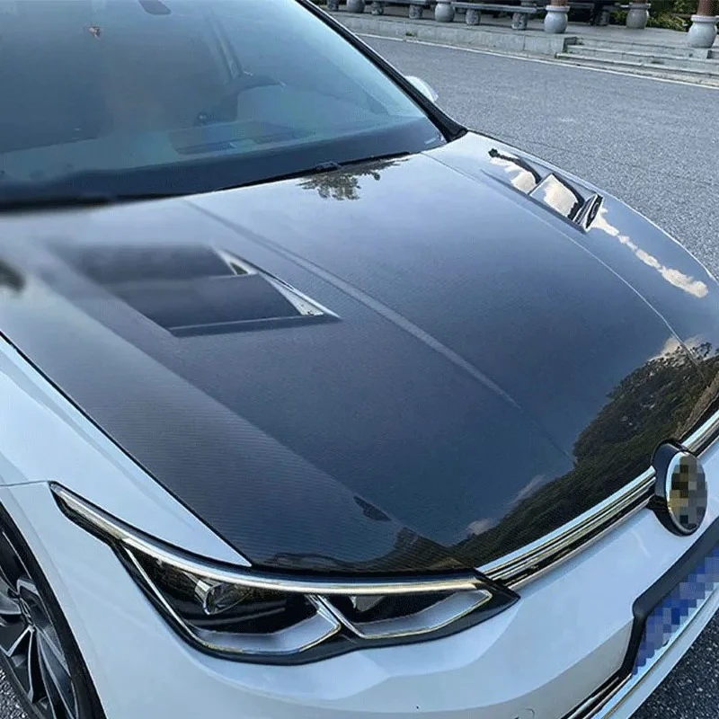 

High quality Carbon Fiber Engine Hood ASPE Style Air Intake For volkswagen Golf 8 R GTI R Line MK8 Golf 7 MK7