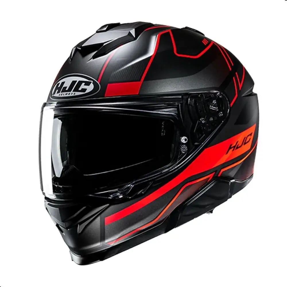 

HJC i71 Iroix ulMotorcycle Helmet with HJ-38 Pinlock Shield, DOT Approved (MC1S, Large)