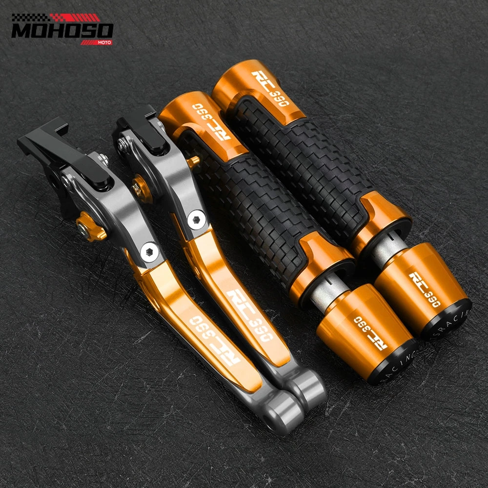 Motorcycle Accessories Brake Clutch Levers Handbrake Handlebar Grip Handle Hand Grips For RC390 RC 390 2013-2021 2022 2023 2024