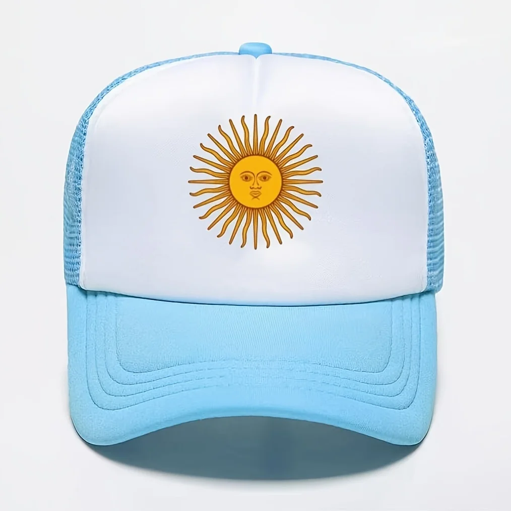 Custom Argentina-themed Hat, Patriotic Hat, Cheering Hat, Trucker Hat