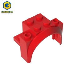 Gobricks GDS-2021 Wheel Arch, Mudguard 4 x 2 1/2 x 2 1/3 compatible with lego 18974 Assembles Building Blocks children's toys