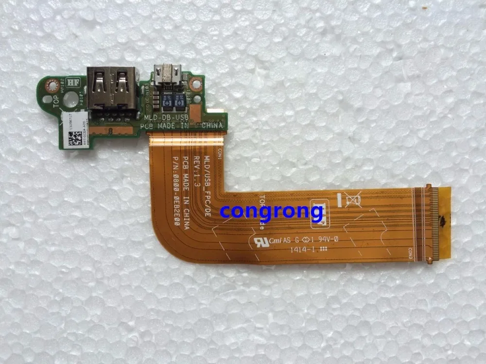 

DC Power Jack USB Board Flex cable For Dell Venue 11 Pro 5130 Tablet USB Charger Board MLD DB USB