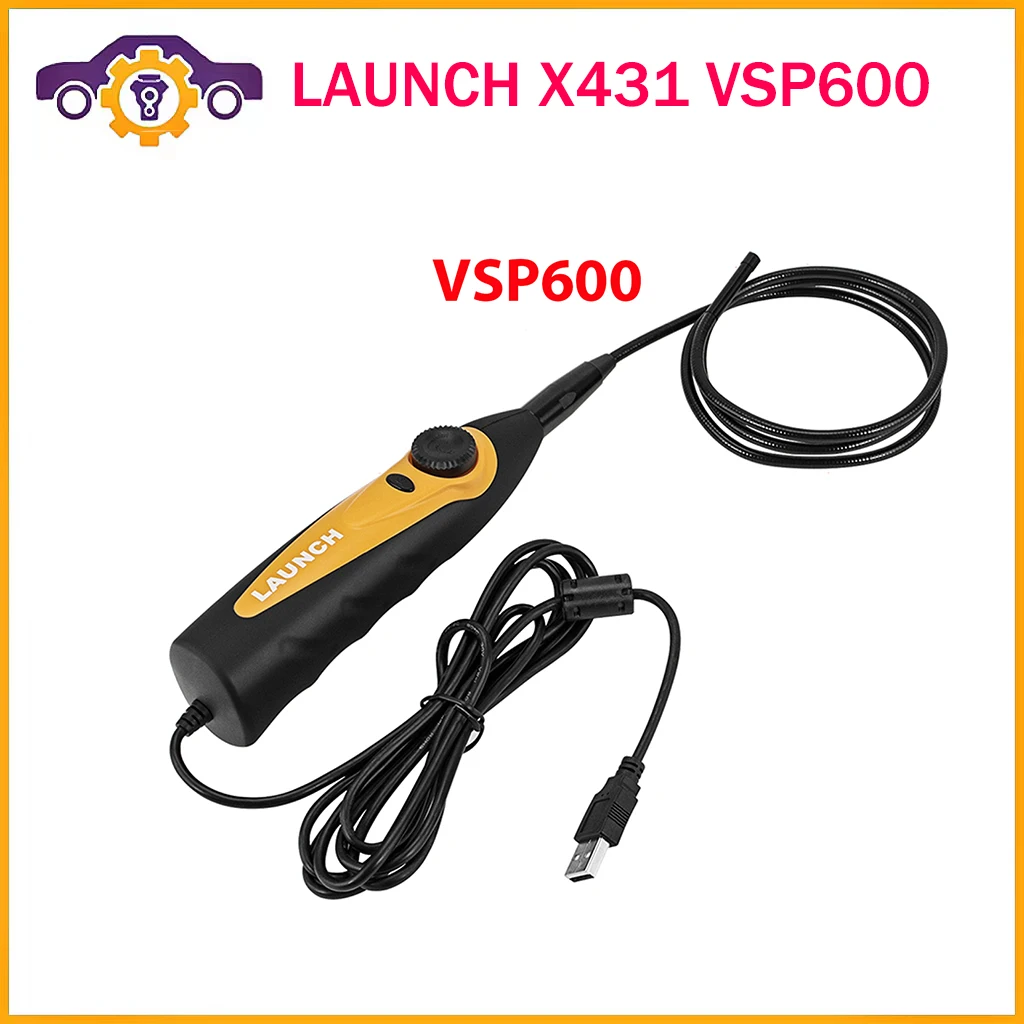 LAUNCH X431 VSP600 VSP 600 VSP-600 Videoscope Camera Endoscope Car Inspection Mirror Flexible IP67 Waterproof 6LED Adjustable