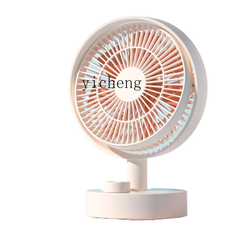 cc27Desktop Small Fan Rechargeable Desktop Electric Fan USB Cooling Artifact Ultra-Quiet view 2