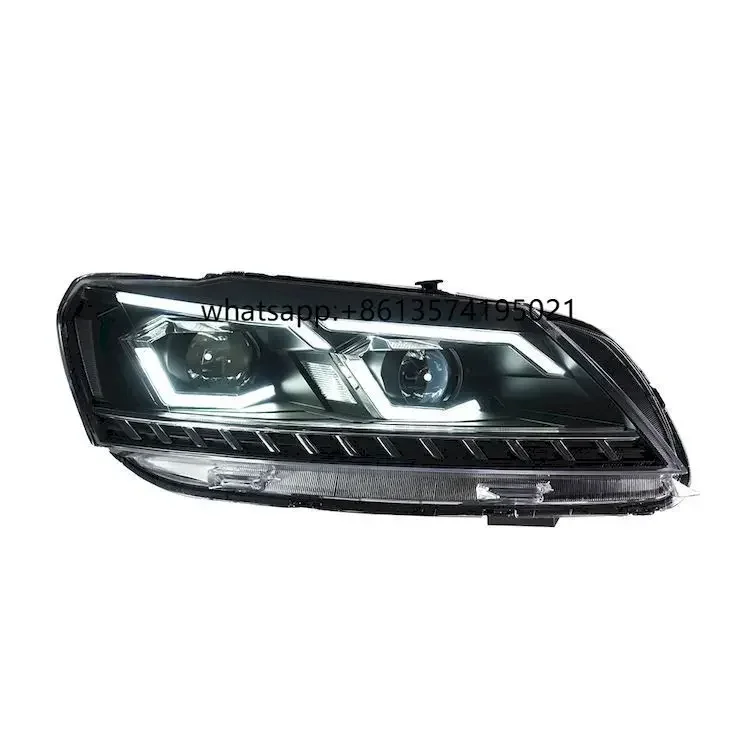 

TBest Quality 100W Automotive LED Headlight Set For Passat B7 2011-2015 New Car Headlight Assembly Upgrade 6000k Color