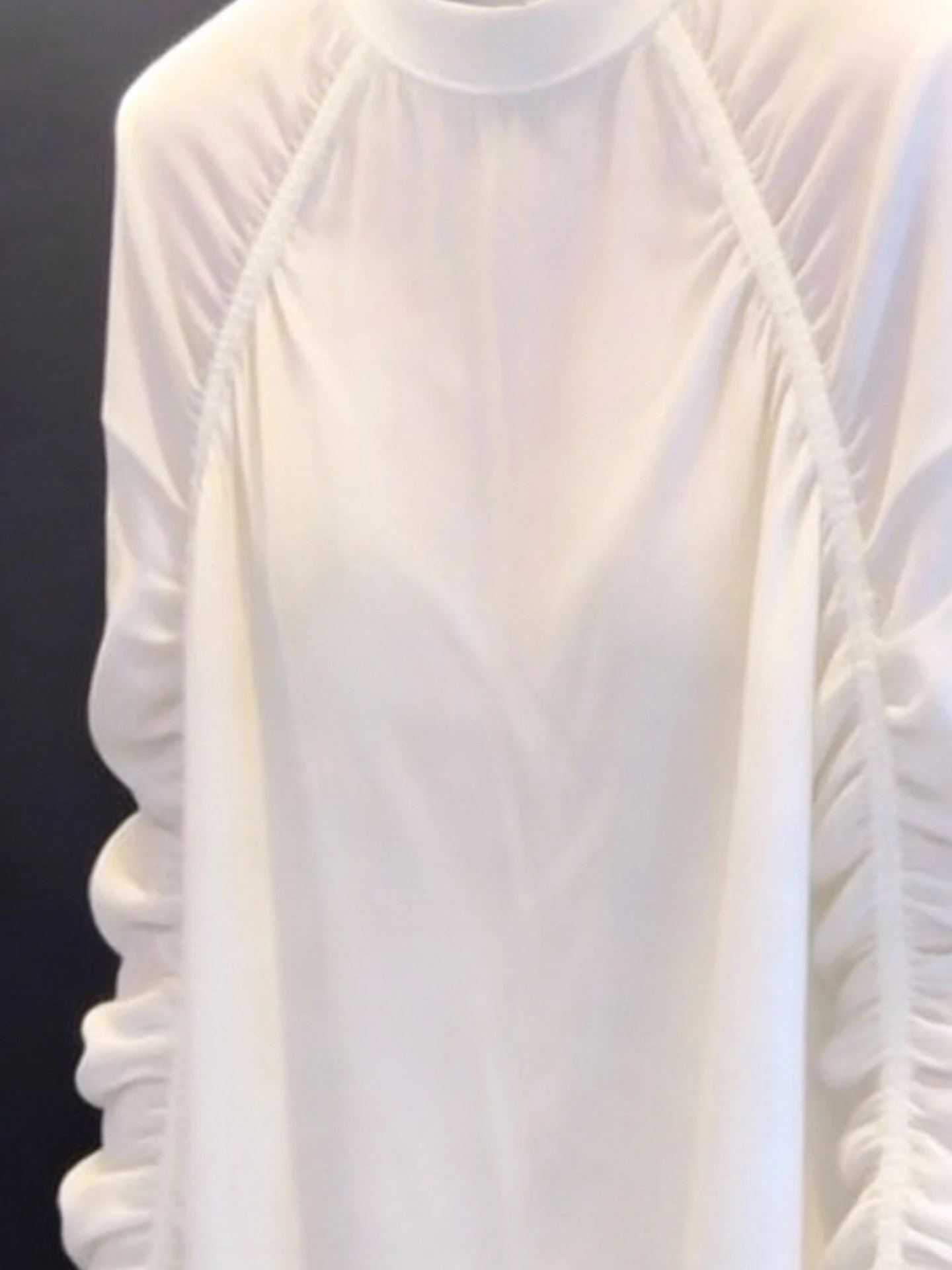 Loose Long Sleeve round Neck  Color T-Shirt Women's Fashion Spring Clothing Base Shirt Comfortable Slimming Top