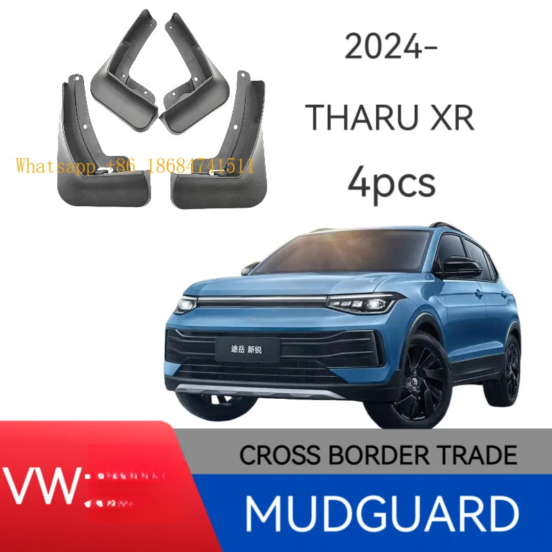 Car Tire Mud Flaps Splash Guards Mud Skin Wheel Protector Exterior Mod Accessories Compatible with Tharu XR 2024 Auto Replacemen
