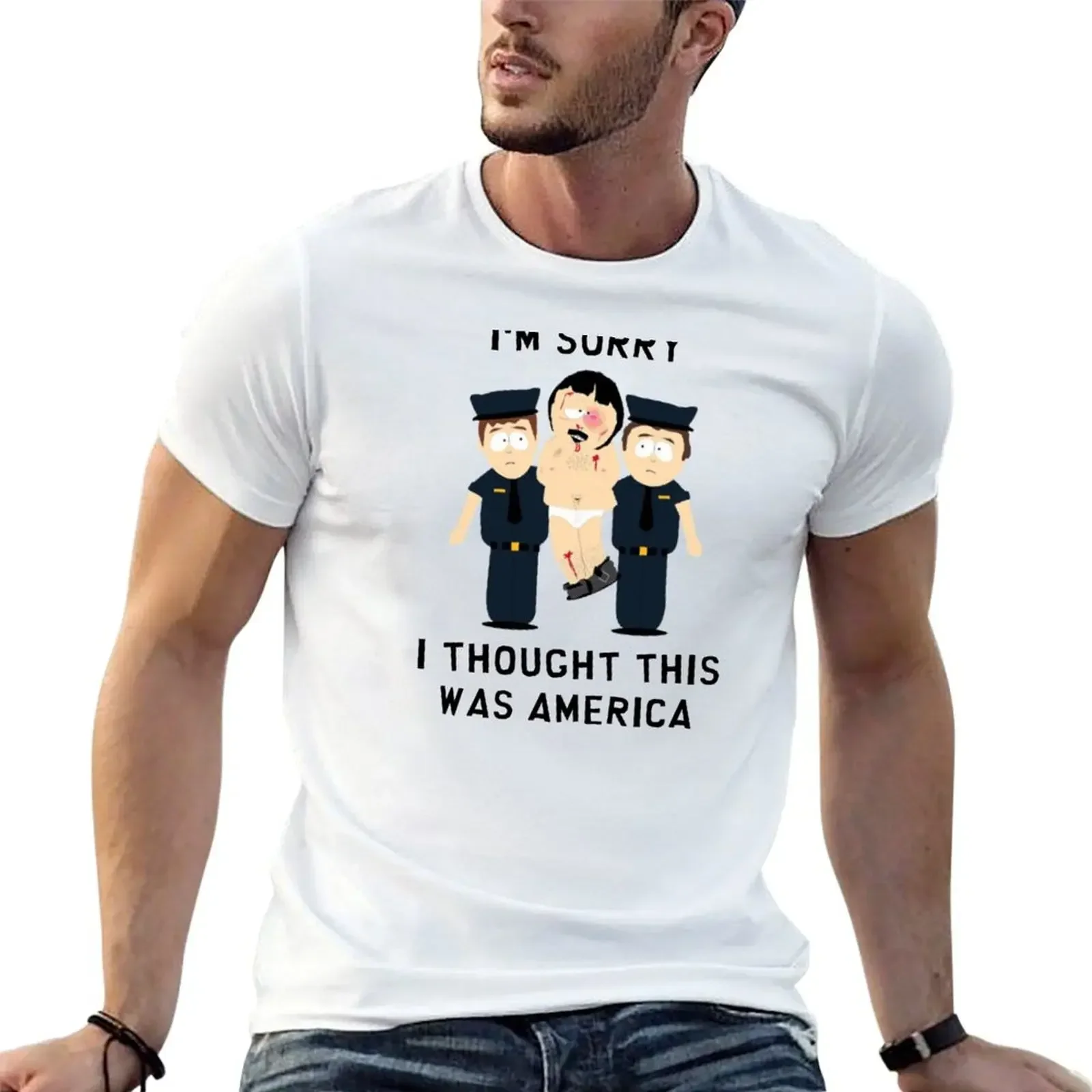 

I'm Sorry, I Thought This Was America T-Shirt summer clothes basketball graphic tees anime stuff tees men tshirt