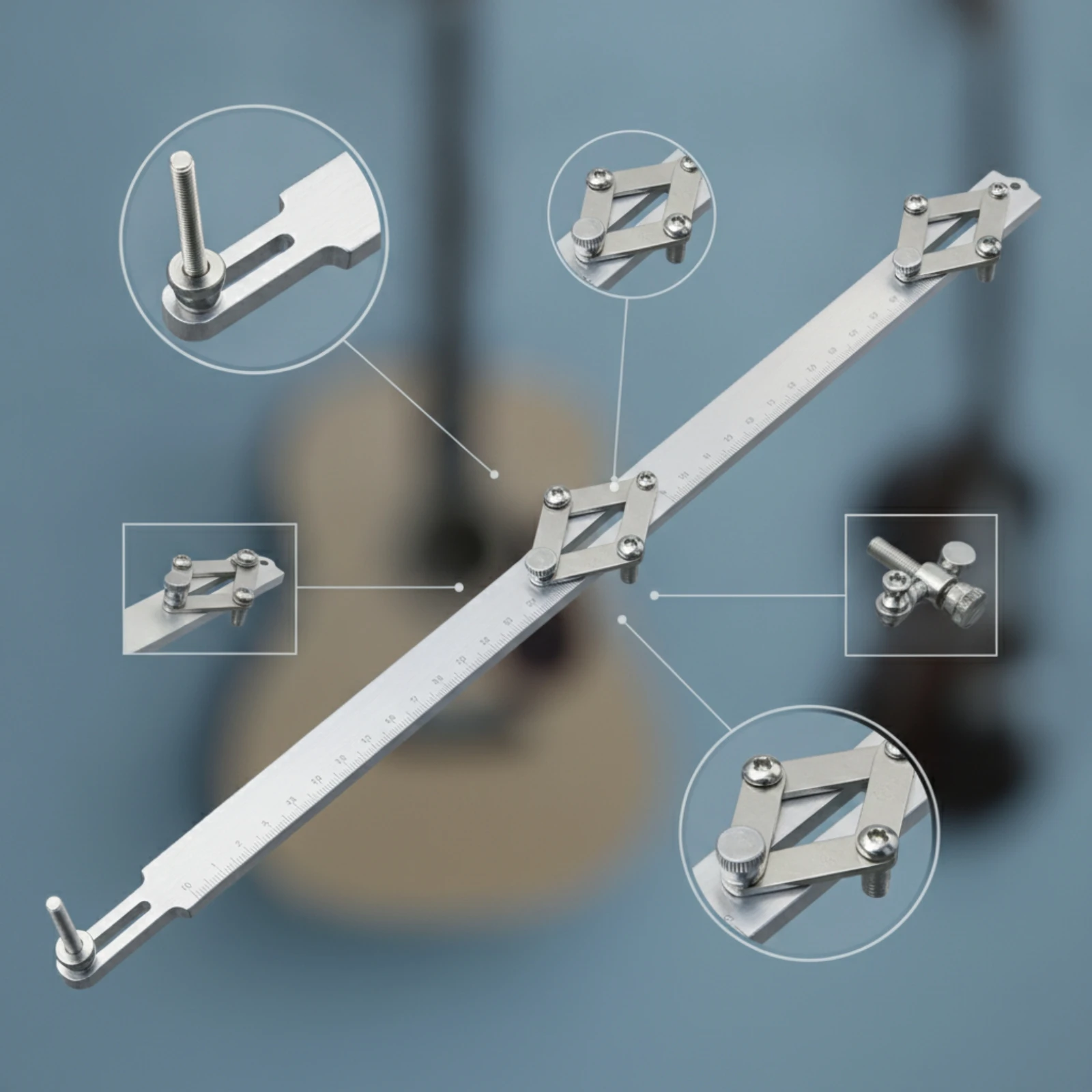 Gitar Sapı Hizalama Cetveli Yü - Musical Instruments Easy incelemesi ve fiyatı