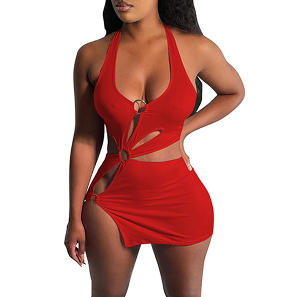 Vestido corto para mujer, ropa para discoteca, vestido recortado de cóctel, accesorios sexys de repuesto, correas de repuesto delgadas para verano